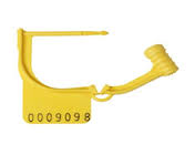 Seals Locking Breakaway Tamper Evident Locking Tag Snap-Lock Yellow Plastic Sequentially numbered (1/EA 100/CS) by Waterloo Industries  ID PS-100